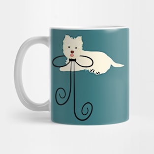 West Highland White Terrier and Bow Mug